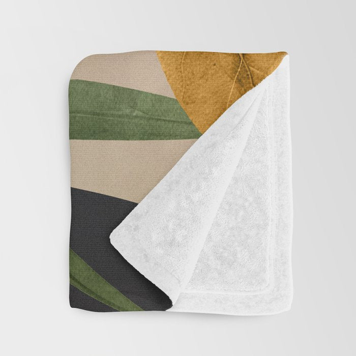 Abstract Tropical Art 21 Throw Blanket Gallery Image 3