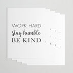 Work Hard Stay Humble Be Kind Wrapping Paper Gallery Image 3