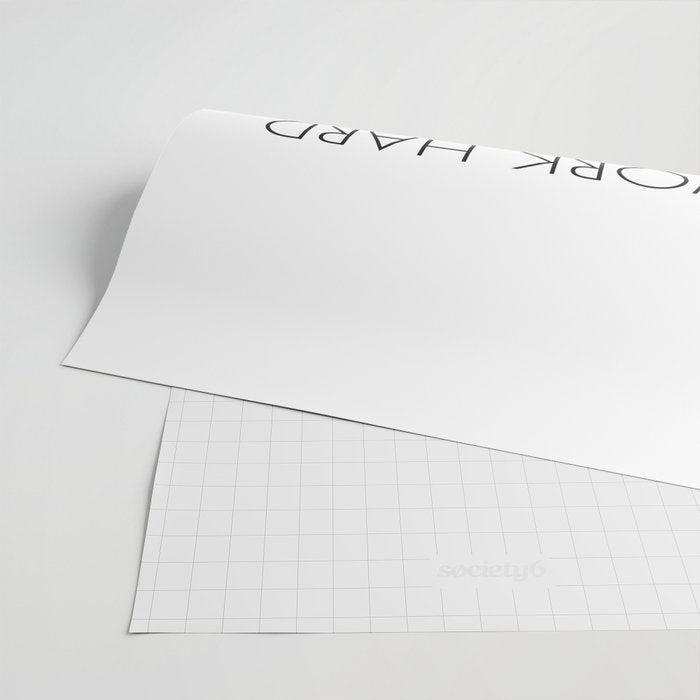 Work Hard Stay Humble Be Kind Wrapping Paper Gallery Image 2