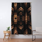 Urban Tribal Pattern No.7 - Aztec - Wood Window Curtain Gallery Image 5