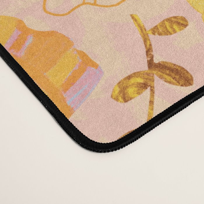 Coastal Oysters on the Beach in Lemon Orange & Peach Desk Mat Gallery Image 4