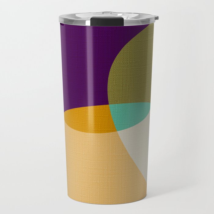 shapes mid century autumn 21 2 Travel Mug Gallery Image 1