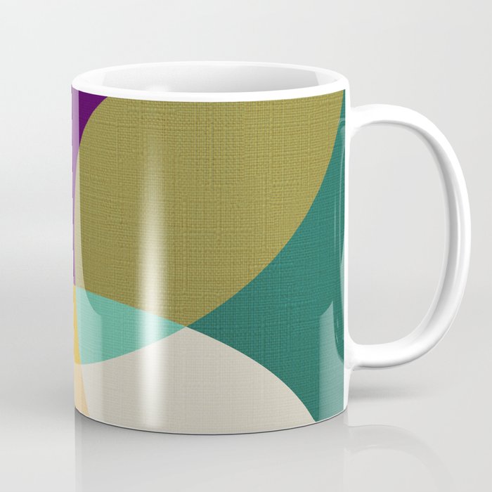 shapes mid century autumn 21 2 Coffee Mug Gallery Image 1