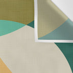 shapes mid century autumn 21 2 Wall Tapestry Gallery Image 3