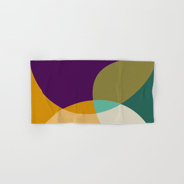 shapes mid century autumn 21 2 Bath Towel Gallery Image 1