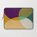 shapes mid century autumn 21 2 Laptop Sleeve Gallery Image 1