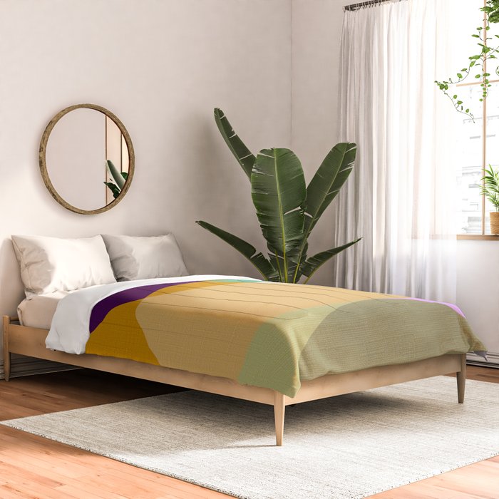 shapes mid century autumn 21 2 Comforter Gallery Image 2