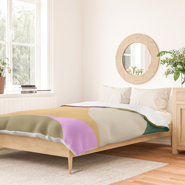 shapes mid century autumn 21 2 Duvet Cover Gallery Image 2