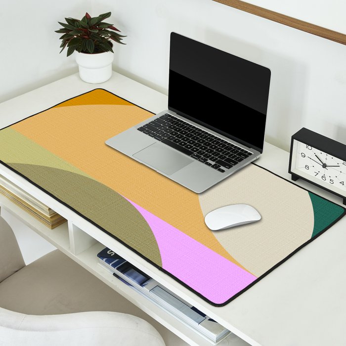 shapes mid century autumn 21 2 Desk Mat Gallery Image 2