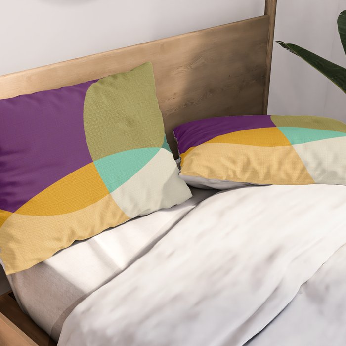 shapes mid century autumn 21 2 Pillow Sham Gallery Image 2