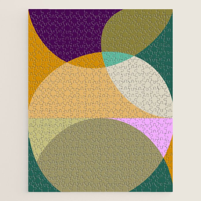 shapes mid century autumn 21 2 Jigsaw Puzzle Gallery Image 1