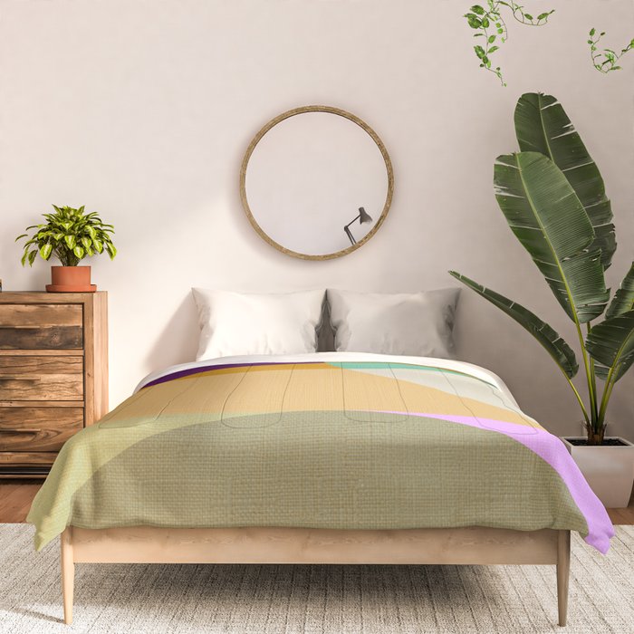 shapes mid century autumn 21 2 Comforter Gallery Image 3