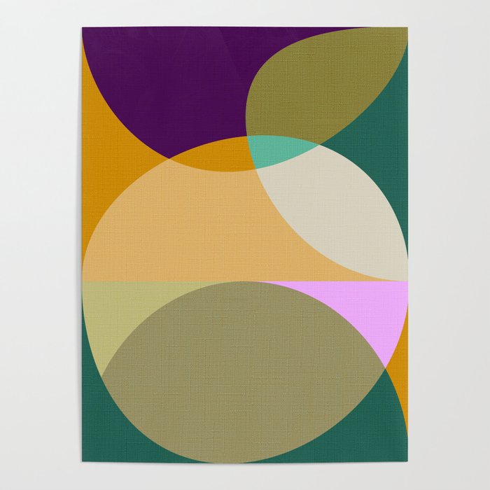 shapes mid century autumn 21 2 Poster Gallery Image 1