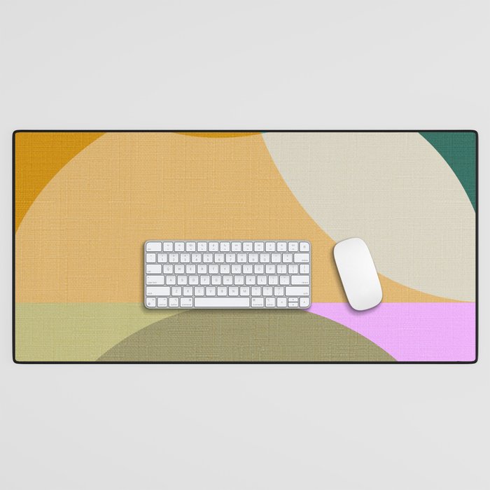 shapes mid century autumn 21 2 Desk Mat Gallery Image 1