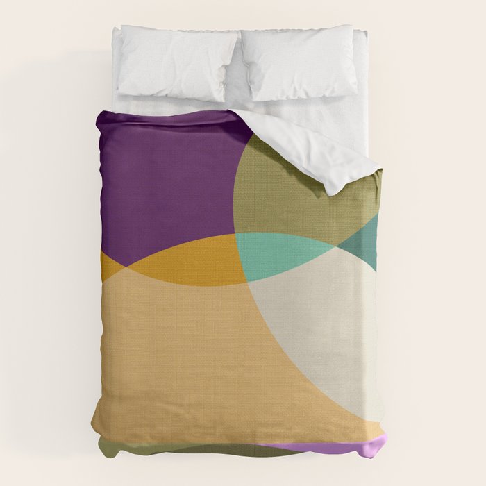 shapes mid century autumn 21 2 Duvet Cover Gallery Image 6