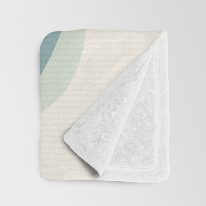 Azzurro Shapes No 51 Throw Blanket Gallery Image 3