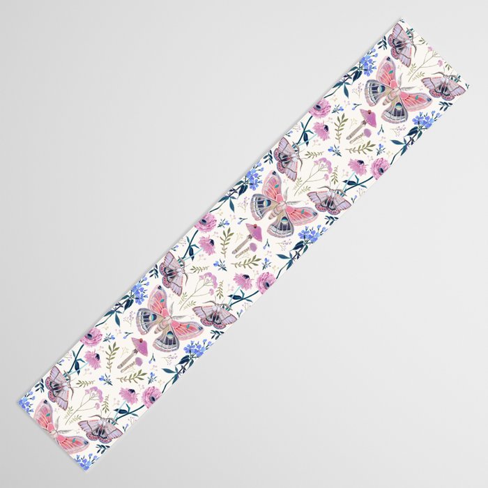 Lilac Butterfly and Flowers Table Runner Gallery Image 3