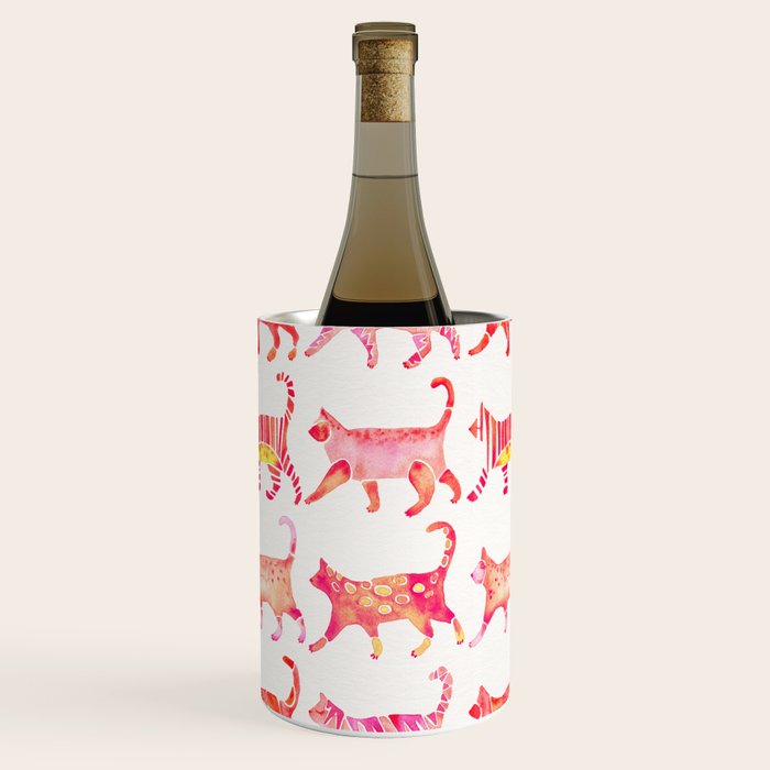 Cat Collection - Pink Palette Wine Chiller Gallery Image 1
