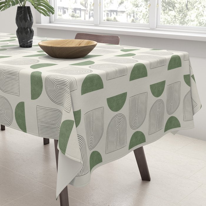 Arch balance green Tablecloth Gallery Image 3