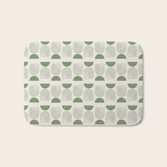 Arch balance green Bath Mat Gallery Image 1