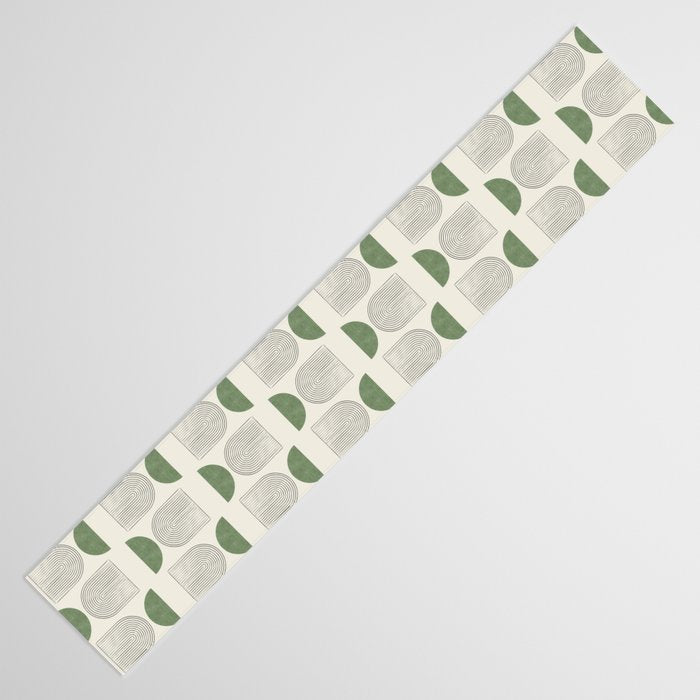 Arch balance green Table Runner Gallery Image 3
