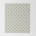 Arch balance green Throw Blanket Gallery Image 2