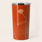 Minimal Abstract Art Plant 39 Travel Mug Gallery Image 1