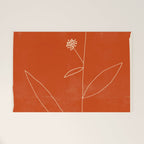 Minimal Abstract Art Plant 39 Welcome Mat Gallery Image 1