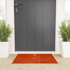 Minimal Abstract Art Plant 39 Welcome Mat Gallery Image 3