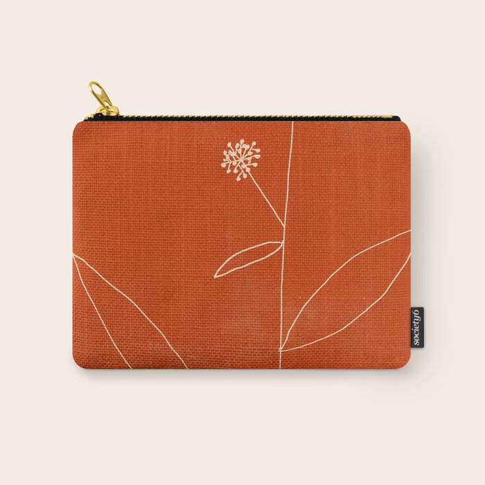 Minimal Abstract Art Plant 39 Carry All Pouch Gallery Image 1