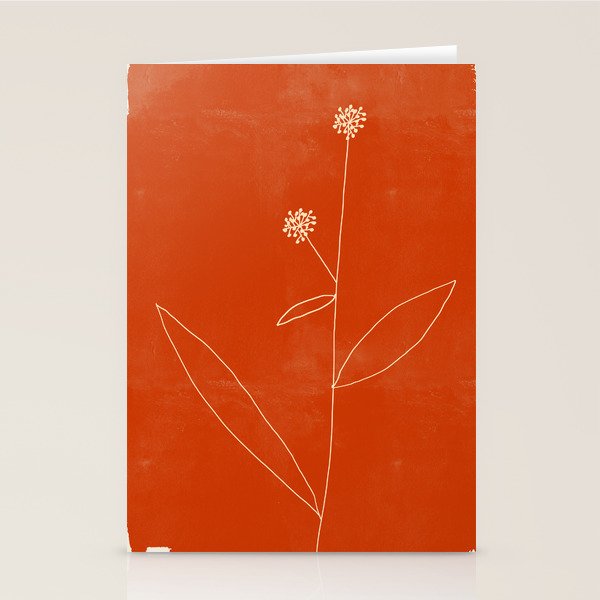 Minimal Abstract Art Plant 39 Stationery Card Gallery Image 2