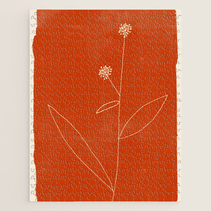 Minimal Abstract Art Plant 39 Jigsaw Puzzle Gallery Image 1