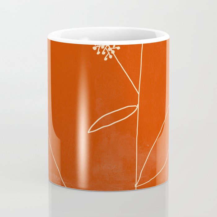 Minimal Abstract Art Plant 39 Coffee Mug Gallery Image 4
