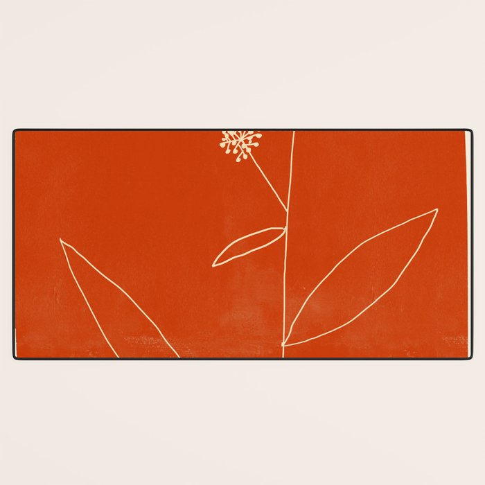 Minimal Abstract Art Plant 39 Desk Mat Gallery Image 3