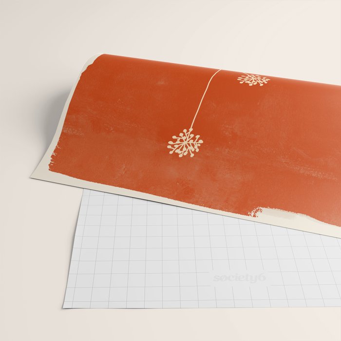 Minimal Abstract Art Plant 39 Wrapping Paper Gallery Image 2