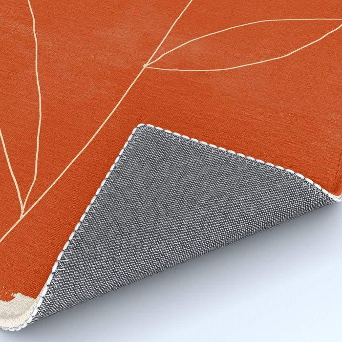 Minimal Abstract Art Plant 39 Rug Gallery Image 4