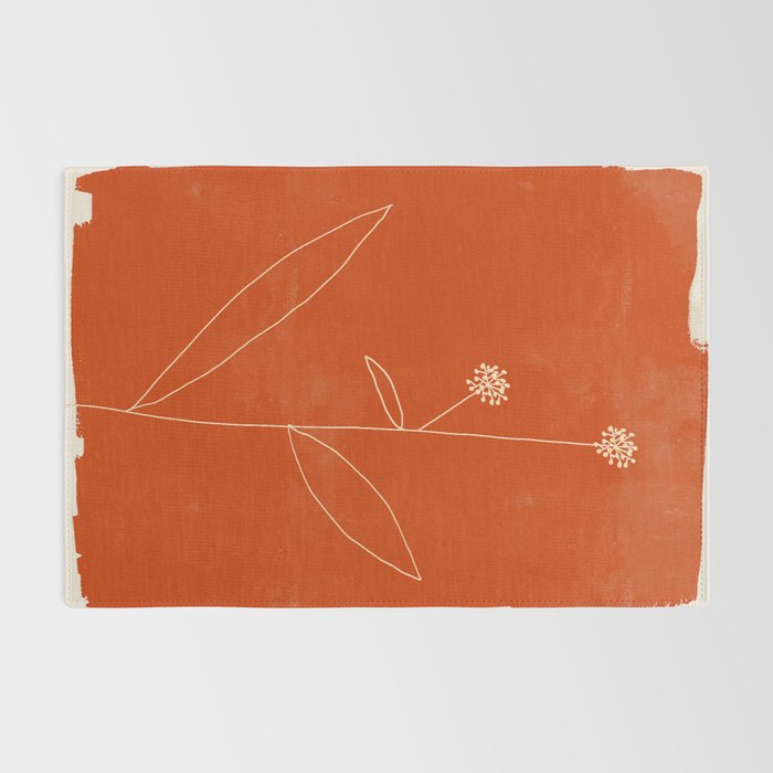 Minimal Abstract Art Plant 39 Rug Gallery Image 2