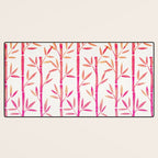 Bamboo Stems - Pink Palette Desk Mat Gallery Image 3