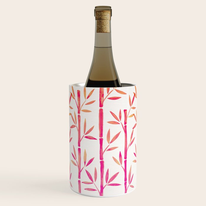 Bamboo Stems - Pink Palette Wine Chiller Gallery Image 1