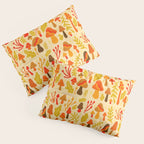 Spring Mushroom Print Pillow Sham Gallery Image 3
