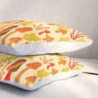 Spring Mushroom Print Pillow Sham Gallery Image 3