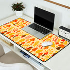 Spring Mushroom Print Desk Mat Gallery Image 2