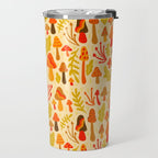 Spring Mushroom Print Travel Mug Gallery Image 2