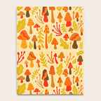 Spring Mushroom Print Notebook Gallery Image 4