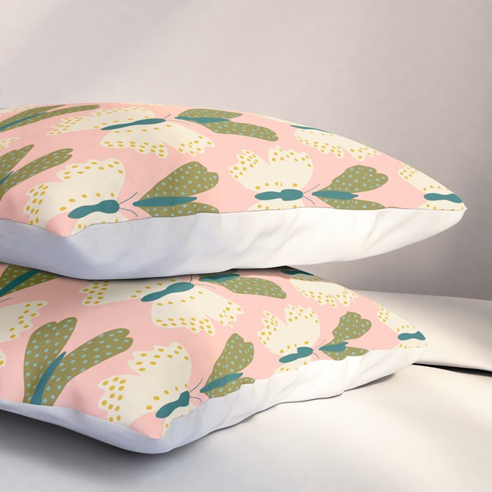 Vintage Butterfly and Moth  Pillow Sham Gallery Image 3