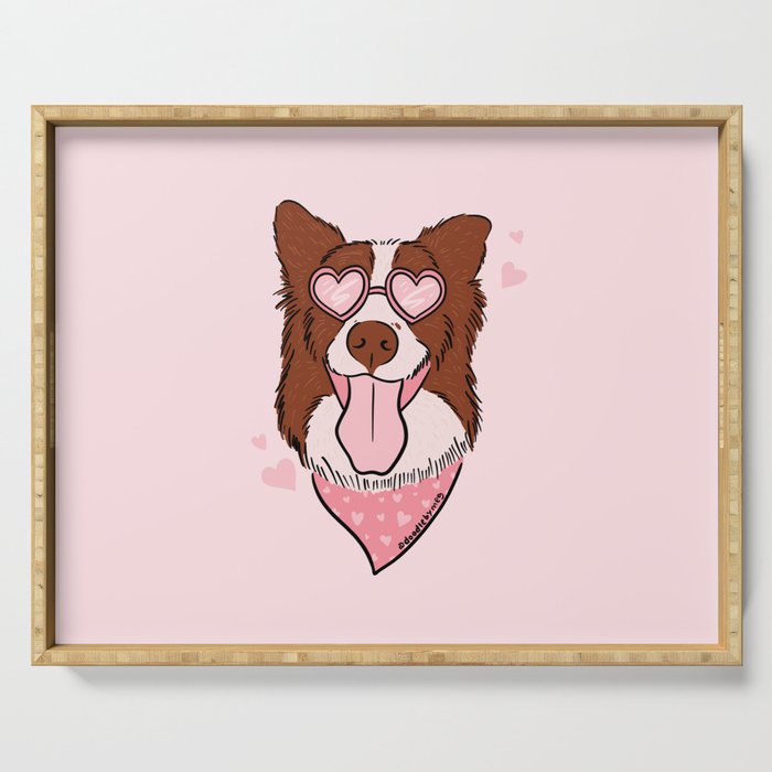 Valentine Dog Serving Tray Gallery Image 1