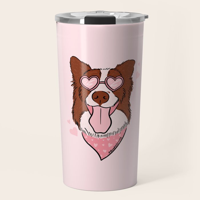 Valentine Dog Travel Mug Gallery Image 1