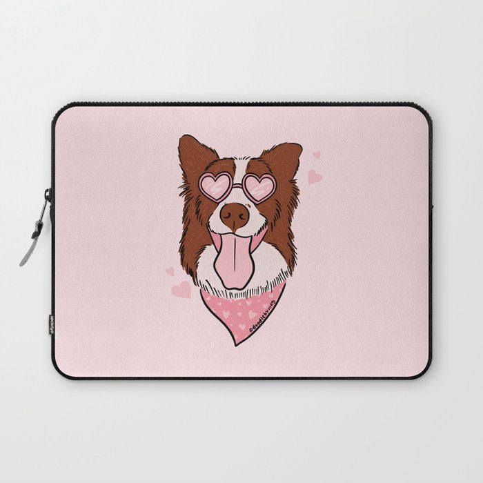 Valentine Dog Laptop Sleeve Gallery Image 1