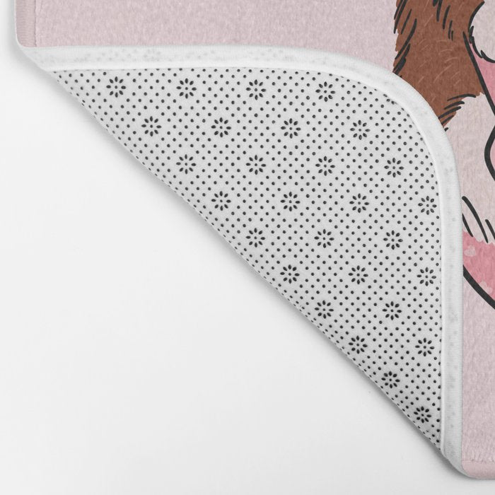 Valentine Dog Bath Mat Gallery Image 2