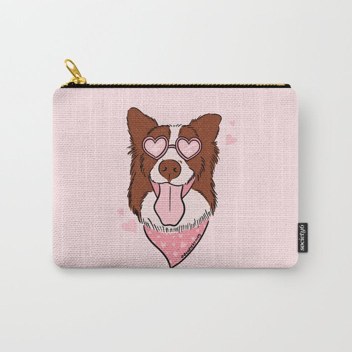 Valentine Dog Carry All Pouch Gallery Image 1